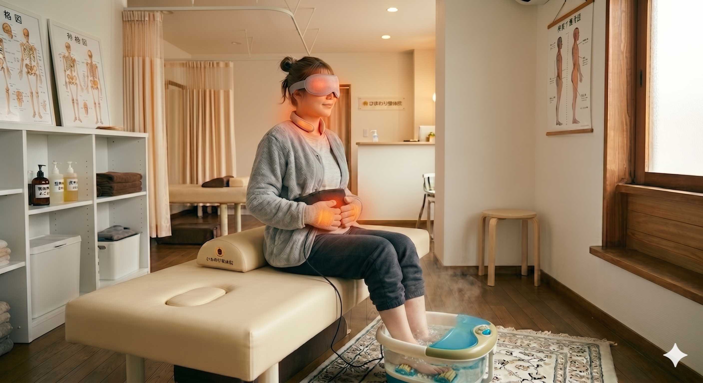 碧南の整体サロン Life up 全身フルボディセットの施術イメージ